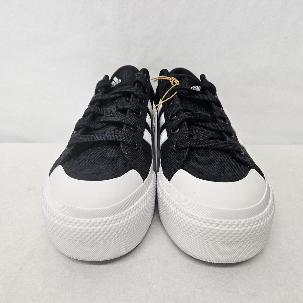 Adidas Bravada 2.0 Platform Skateboarding Shoe IE2310 Black White Women Size 9.5 - Picture 4 of 10